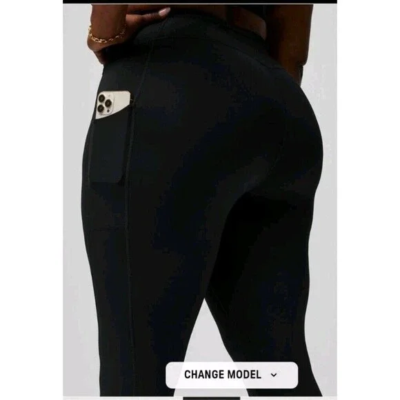 Fabletics Anywhere Motion365+ Blue High-Waisted Utility Legging sz 2X - Picture 5 of 11